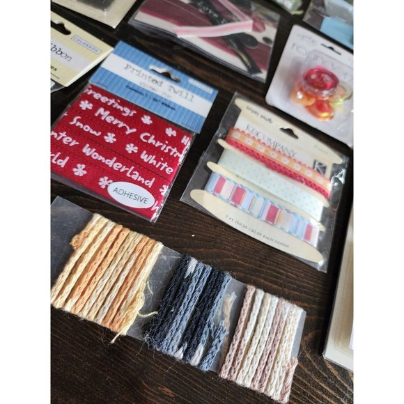 LOT - Journal Scrapbook Embellishments Ribbon & Accessories Retired New #26 - Picture 16 of 16